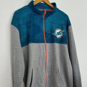 MIAM Dolphins, NFL, Activewear, Cotton Polyester Jacket, Team Apparel, XL